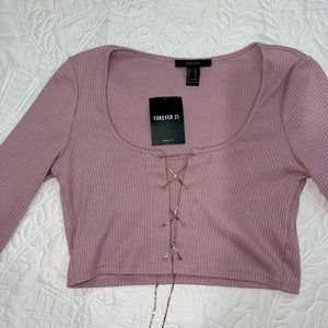 Forever 21 Purple Top Size M